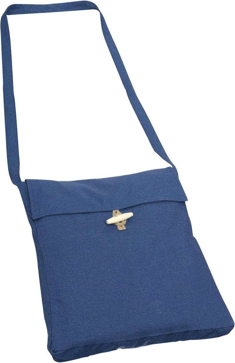 Procos Medieval Canvas Shoulder Bag, Pilgrim Pouch Bag Renaissance Viking Cosplay Accessory - Image 1